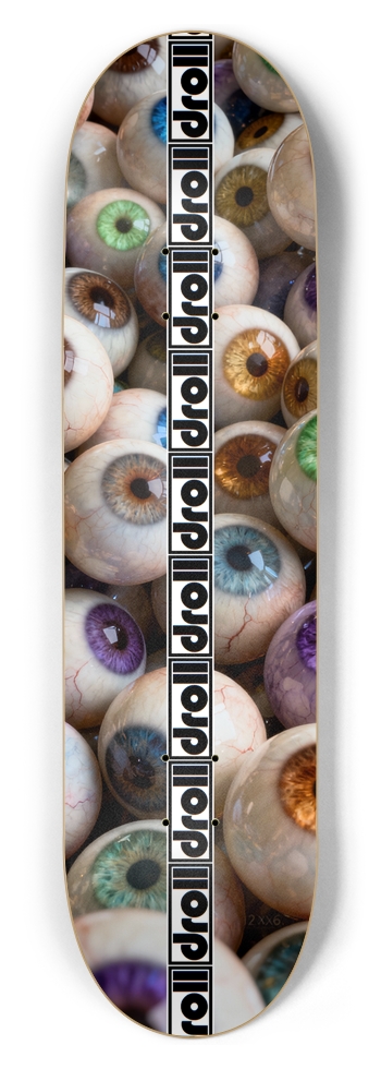 eyeballs droll strip 8-1/2 Skateboard Deck