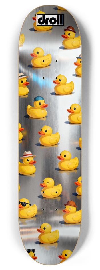 rubber duckies on silver