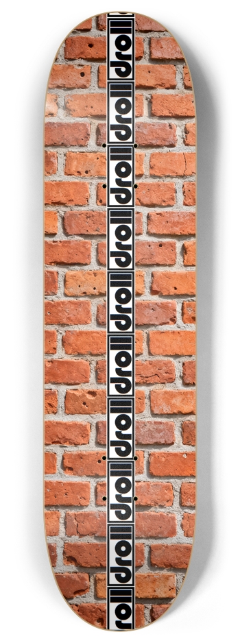 brick wall droll strip 8 Inch Skateboard Deck