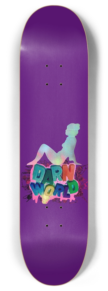 THE NAKED LIBRARIAN 8” 8 Inch Skateboard Deck