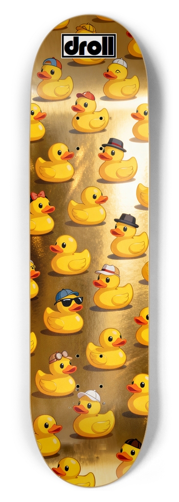 rubber duckies on gold