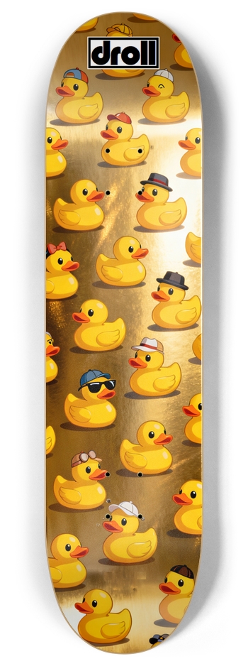 rubber duckies on gold