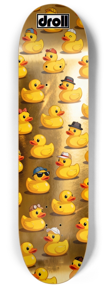rubber duckies on gold