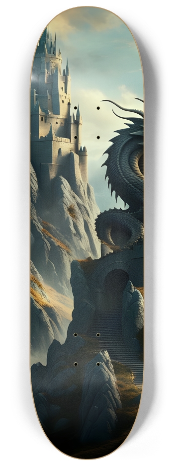 Dragon's Tower 0002 8K #2 8-1/4 Skateboard Deck
