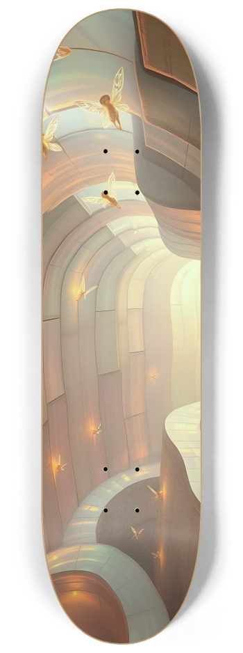 Faeries Corridor 0001 8K #2 8-1/4 Skateboard Deck