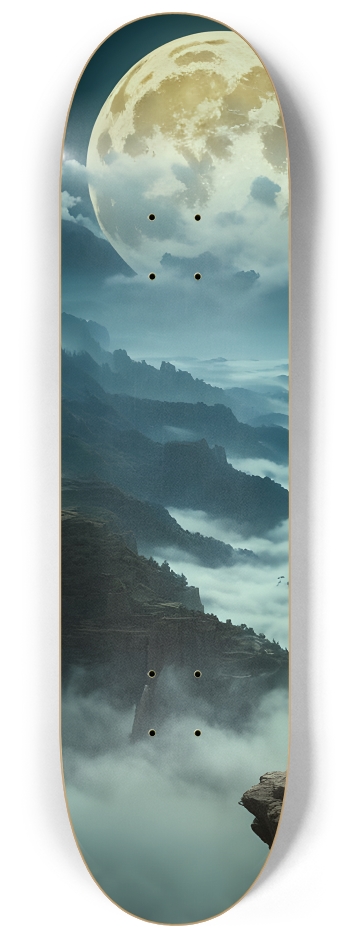 Moon Gazing 0001 8K #1 8-1/4 Skateboard Deck