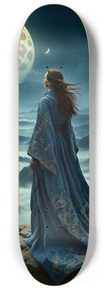 Moon Gazing 0001 8K #2 8-1/4 Skateboard Deck