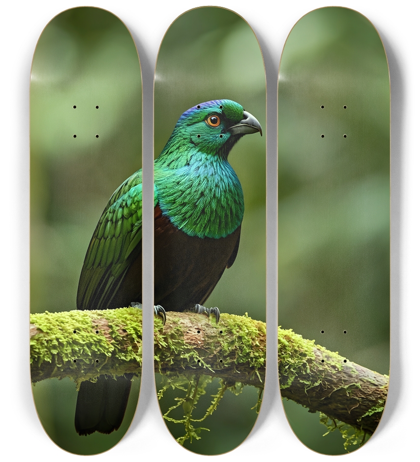 Emerald Green Bird 0002 8K