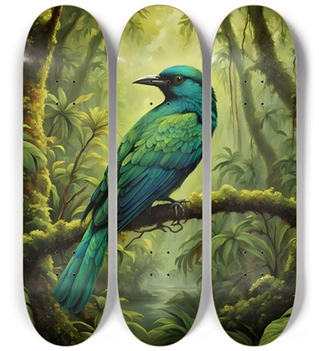 Emerald Green Bird 0001 8K