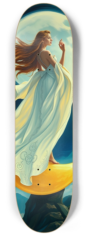 Moon Gazing 0004 8K #2 8-1/4 Skateboard Deck