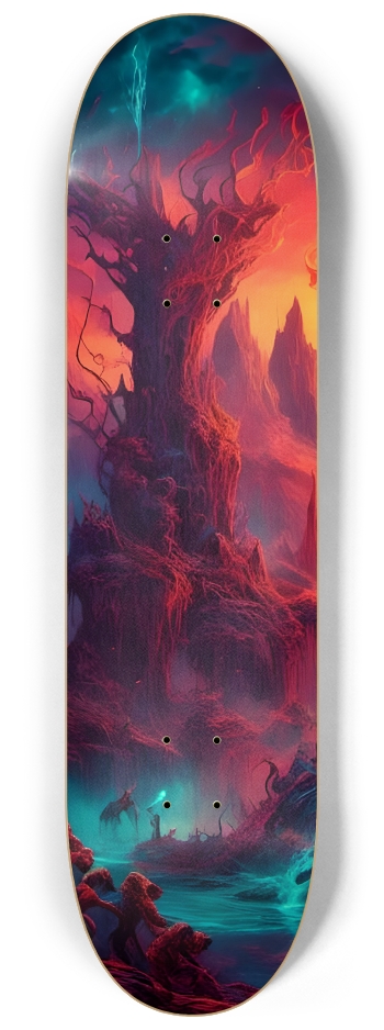 Psychedelic Greek Mythology Reimagined 0092 8K #1 8-1/4 Skateboard Deck