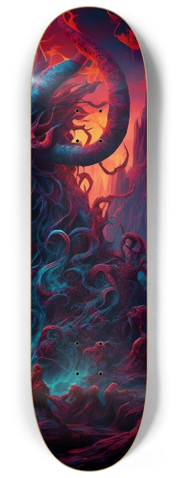Psychedelic Greek Mythology Reimagined 0092 8K #3 8-1/4 Skateboard Deck