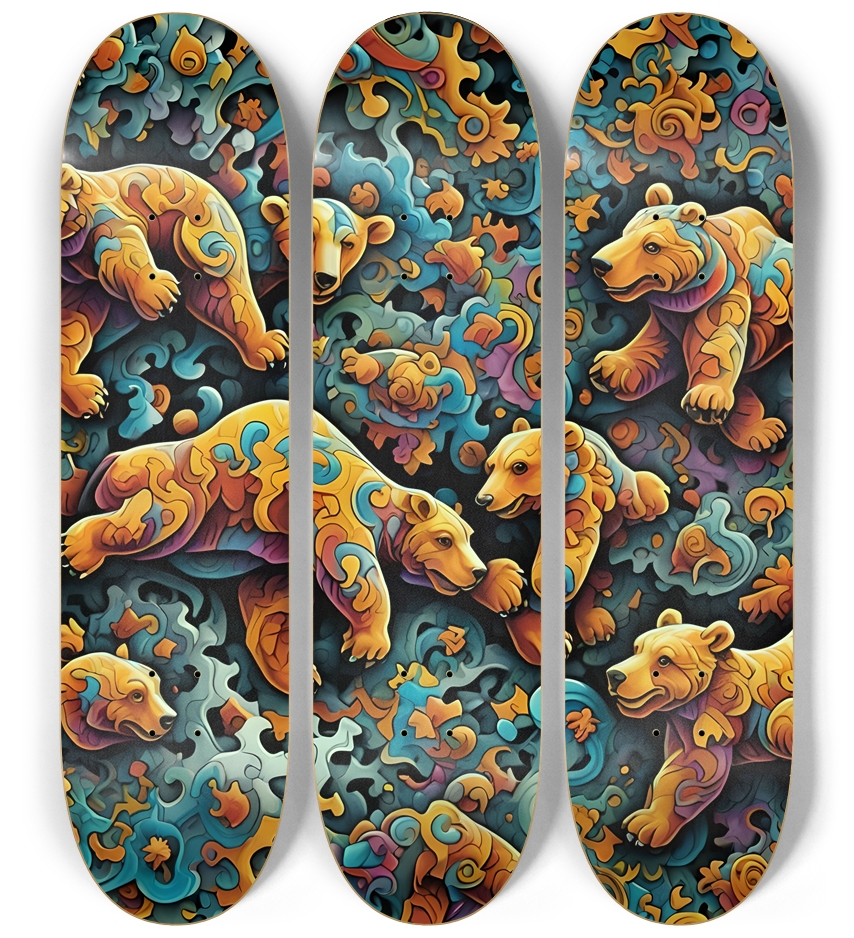 Fractal Bear Dreams 0001 8K