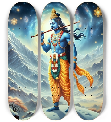 Krishna on Snowy Mountain 0002 8K