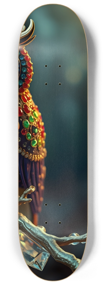 Psychedelic Bejeweled Owl 0003 8K #3