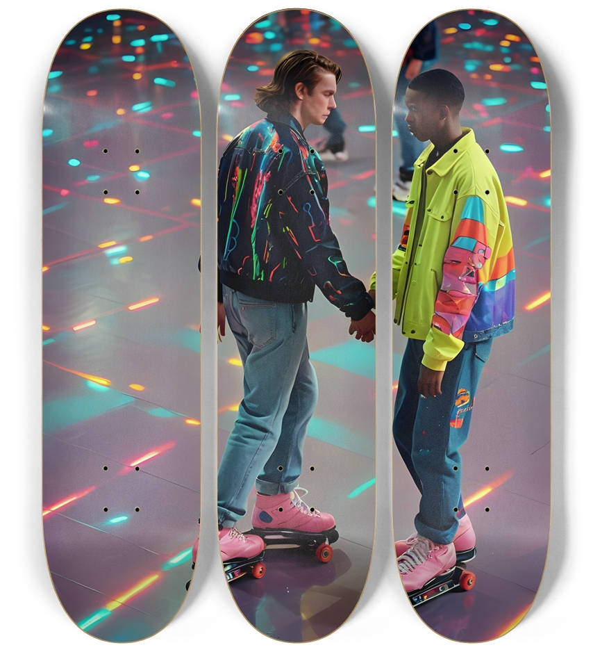 Psychedelic 1990s Skating Rink 0002 8k