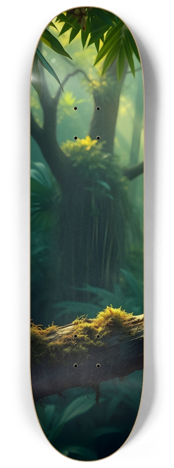 Emerald Green Bird 0003 8K #1 8-1/4 Skateboard Deck