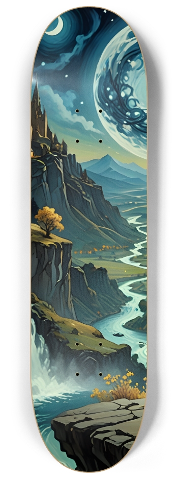 Moon Gazing 0005 8K #1 8-1/4 Skateboard Deck