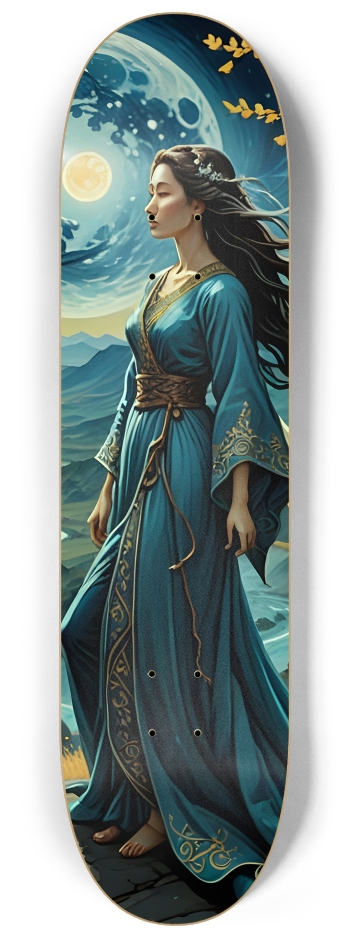 Moon Gazing 0005 8K #2 8-1/4 Skateboard Deck