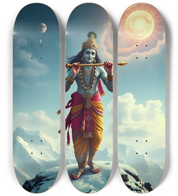 Krishna on Snowy Mountain 0004 8K