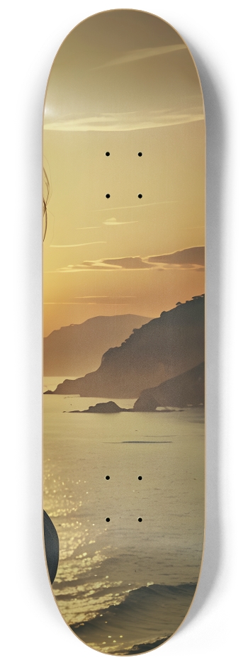 Silhouette of Time 0003 8K #3 8-1/4 Skateboard Deck