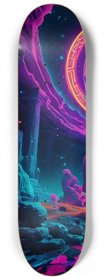 Psychedelic Greek Mythology Reimagined 0090 8K #1 8-1/4 Skateboard Deck