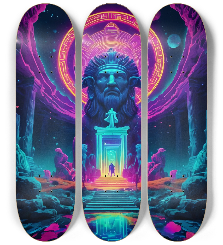 Psychedelic Greek Mythology Reimagined 0090 8K