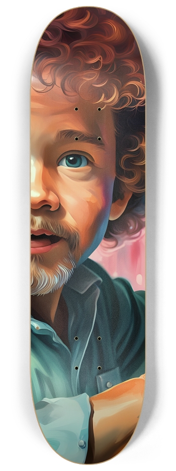 The Apprentice Finger Paints 0001 8K #2 8-1/4 Skateboard Deck
