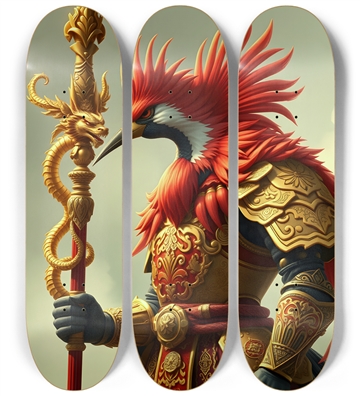 Red Crane Warrior 0002 8K