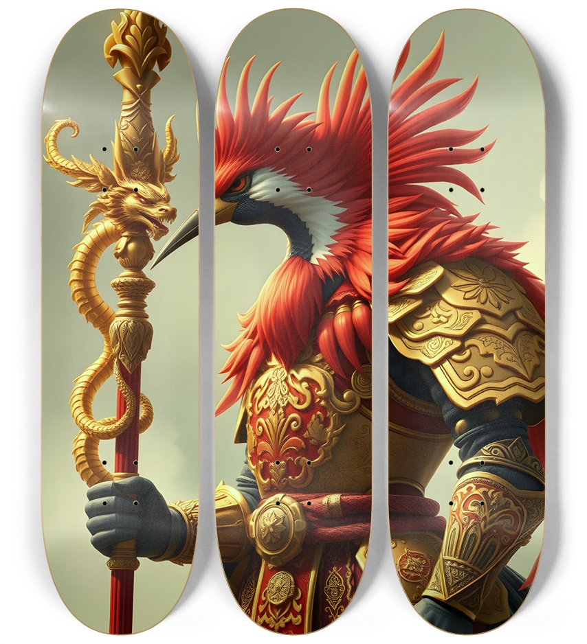 Red Crane Warrior 0002 8K