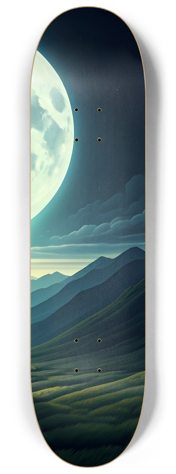 Moon Gazing 0003 8K #3 8-1/4 Skateboard Deck