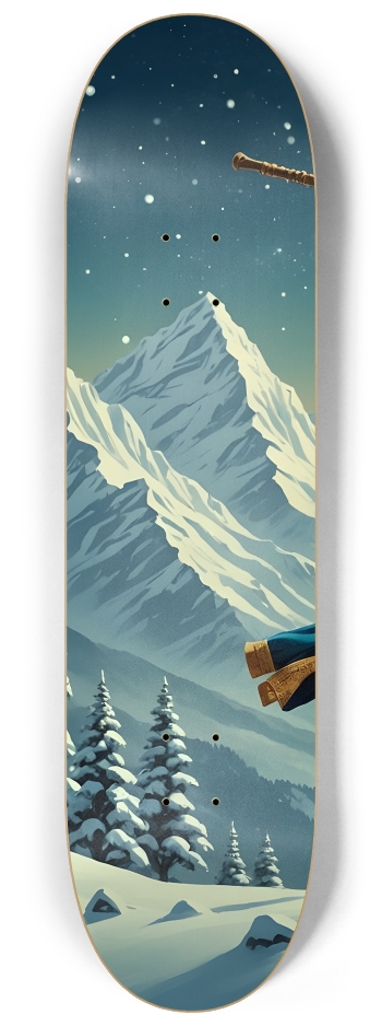 Krishna on Snowy Mountain 0003 8K #1