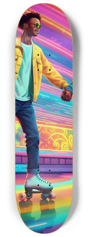 Psychedelic 1990s Skating Rink 0003 8k #2