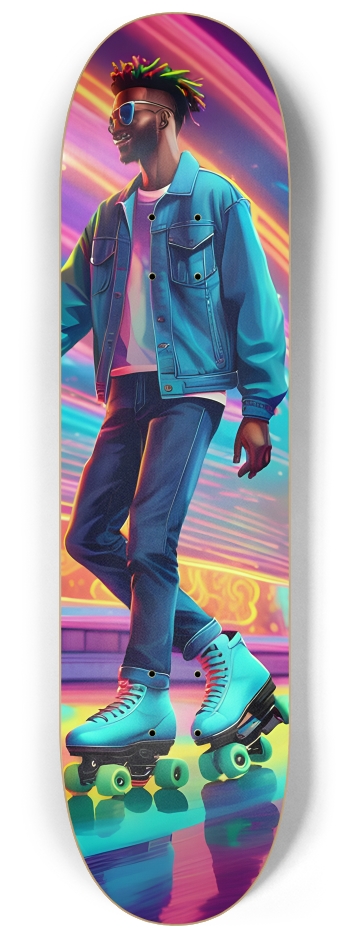 Psychedelic 1990s Skating Rink 0003 8k #3