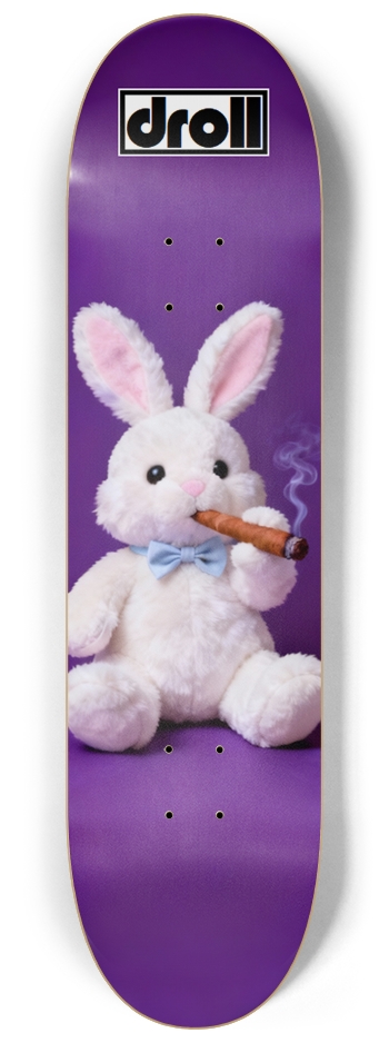 cigar bunny on purple