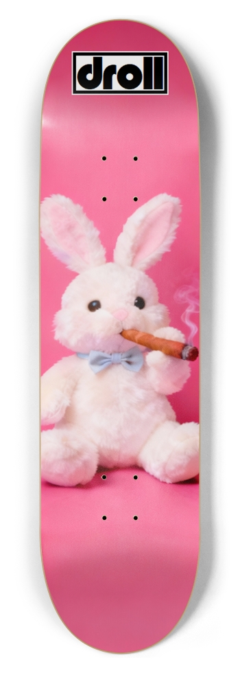 cigar bunny on pink