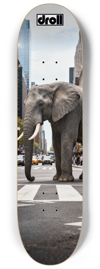 elephant intersection 8-1/4 Skateboard Deck
