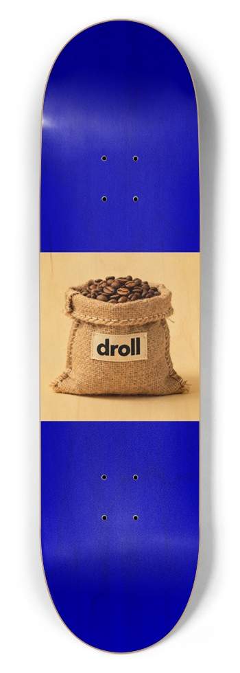 droll coffee royal blue woodgrain