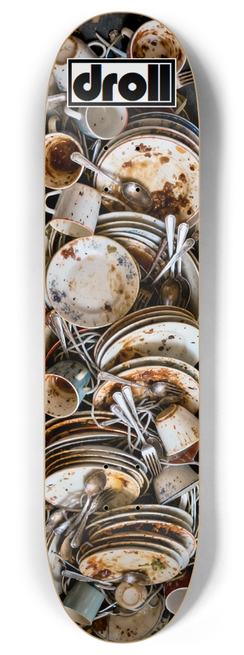 dirty dishes 8 Inch Skateboard Deck
