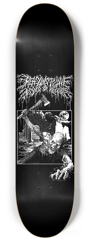 Book Zombie 8-1/4 Skateboard Deck