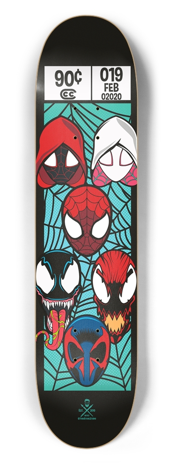 7.5 Spidey Verse 7-1/2 Skateboard Deck