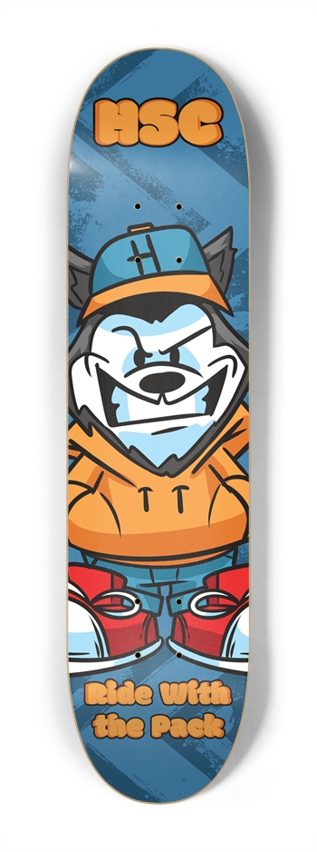 Kids Husky Skateboard Company Mascot
