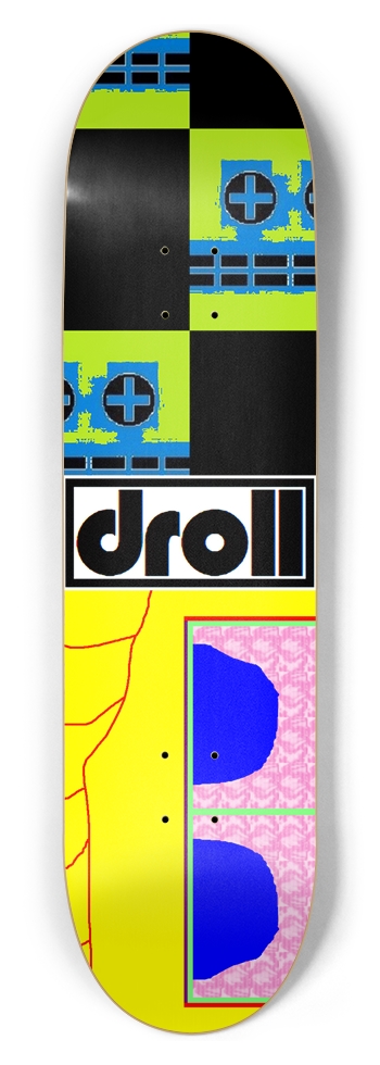 mechface biocircuit 8-1/2 Skateboard Deck