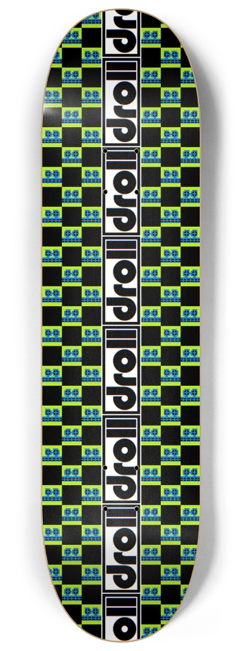 mechface checkerboard droll strip