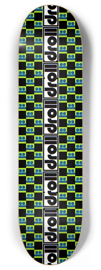mechface checkerboard droll strip 8 Inch Skateboard Deck