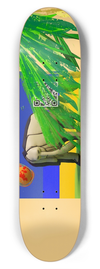 'ELEPHANT POP' LIP STREET© 7-3/4 Skateboard Deck