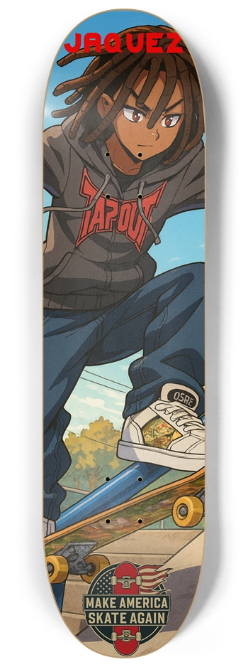 M.A.S.A Anime Jaquez 8.25 8-1/4 Skateboard Deck