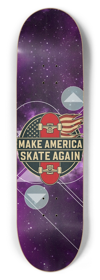 Masa Purple Galaxy 8-1/2 Skateboard Deck