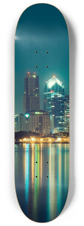 San Diego City Skateboard Series #2 8-1/4 Skateboard Deck