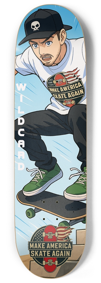 MASA Anime Wildcard 9.0 9 Inch Skateboard